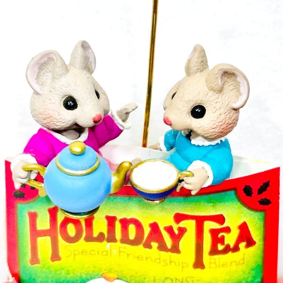 Vintage Hallmark Tea Party Mice (1997) Ornament - Picture 3 of 6